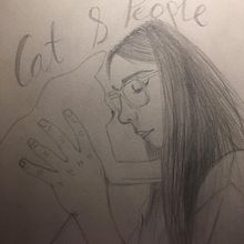 cat and people Ein Projekt aus dem Bereich Traditionelle Illustration von Tesia Siwak - 13.05.2021