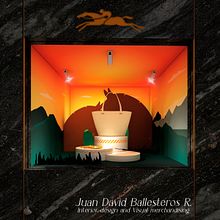 Vitrina Longchamp . Paper Craft, Interior Decoration, DIY, Retail Design, and Spatial Design project by Juan David Ballesteros Rodriguez - 12.21.2021