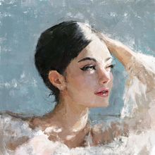 Portrait Using My Custom Brushes . Painting, Portrait Drawing, Drawing, and Realistic Drawing project by Daniel Ibanez - 12.22.2021