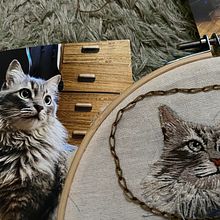 Mi Proyecto del curso: Needle painting para principiantes. Un progetto di Ricamo, Illustrazione naturalistica e Textile Design di Tania Cayuman Melillan - 23.12.2021
