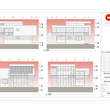 3D Architectural Design and Modeling with Revit - DOM HOUSE. Un proyecto de 3D, Arquitectura, Arquitectura interior, Ilustración digital, Modelado 3D, Gestión del Portafolio, Arquitectura digital, Diseño 3D, Diseño digital, Ilustración arquitectónica, Visualización arquitectónica, Diseño de espacios y Diseño de presentaciones						 de Dennis Rodriguez - 23.12.2021