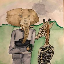 Meu projeto do curso: Animalário botânico: aquarela, tinta e grafite. Traditional illustration, Fine Arts, Painting, Drawing, Watercolor Painting, Botanical Illustration, Ink Illustration, and Naturalistic Illustration project by Soniweb Santos - 12.23.2021