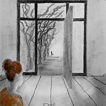 My project in Expressive Illustration Line by Line course. Un proyecto de Ilustración tradicional, Diseño editorial, Dibujo a lápiz, Dibujo, Stor, board, Ilustración infantil, Narrativa y Dibujo con lápices de colores de Elwira van Pijkeren - 24.12.2021