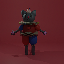 My project in Kawaii Character Creation in 3D with Blender  course Ein Projekt aus dem Bereich Traditionelle Illustration, Design von Figuren, Digitale Illustration, 3-D-Modellierung und Manga von Sofia Drozd - 22.12.2021