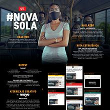 #NoVaSola. Communication, and Advertising project by Gabriela Sialer - 12.23.2021