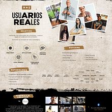 Usuarios reales. Een project van Marketing, Merkstrategie,  Br e ing en identiteit van Gabriela Sialer - 23.12.2021
