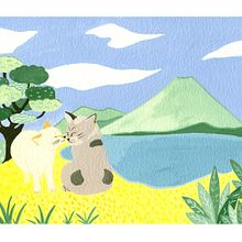 My project in Introduction to Gouache: A Chromatic Journey to Japan course. Een project van Traditionele illustratie,  Beeldende kunst, Schilderij y Schilderen met gouache van Orianne Mio - 23.12.2021