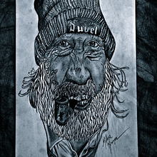 Desenho Marinheiro. Un projet de Illustration traditionnelle, Dessin au cra, on, Dessin réaliste , et Dessin artistique de Milena Silva - 23.12.2021