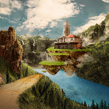 My project in Matte Painting: Creating Photorealistic Worlds course Ein Projekt aus dem Bereich Fotografie, Bildbearbeitung, Fotoretuschierung, Digitalfotografie, Fotomontage und Matte Painting von Andrea Rebelo - 24.12.2021
