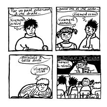 La dirlo et les surnoms. Comic, and Sketchbook project by Cécile Mechelynck - 12.24.2021