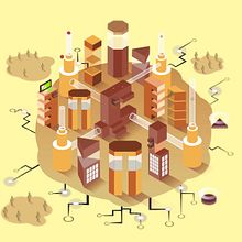 Smart City en Isométrica Ein Projekt aus dem Bereich Traditionelle Illustration, Motion Graphics, Animation, Grafikdesign und Animierte Illustration von alvaroaars12 - 10.12.2021