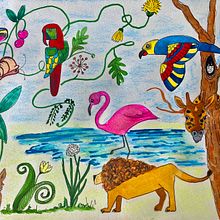 My project in Illustration Techniques to Unlock your Creativity course. Projekt z dziedziny  Malarstwo, Kreat, wność i Sketchbook użytkownika Joane Eby - 23.12.2021