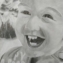 Mon projet du cours : Portrait réaliste au crayon graphite. Un progetto di Bozzetti, Disegno a matita, Disegno, Disegno di ritratti, Disegno realistico e Disegno artistico di Avou Banh - 25.12.2021