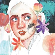 My project in Illustrated Portrait in Watercolor course. Ilustração tradicional, Artes plásticas, Pintura, Desenho, Pintura em aquarela, Desenho de retrato, e Desenho artístico projeto de Ruchira Choudhary - 24.12.2001