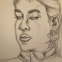 Meu projeto do curso: Introdução ao desenho de retrato. Traditional illustration, Fine Arts, Pencil Drawing, Drawing, Portrait Drawing, Artistic Drawing, and Figure Drawing project by Ayana da Silva Zacarias - 12.26.2021