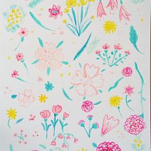 Mi Proyecto del curso: Estampados florales en acuarela con colores vibrantes. Un progetto di Illustrazione tradizionale, Pattern design, Pittura ad acquerello e Illustrazione botanica di Beatriz Pérez Peiró - 26.12.2021