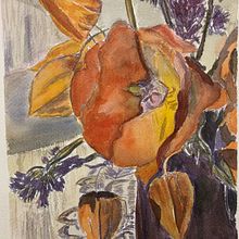 Watercolor Flower Painting. Watercolor Painting project by Ayesha Al Budoor - 12.26.2021