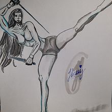 Mi Proyecto del curso: Diseño de personajes femeninos para cómics. Een project van Ontwerp van personages, Stripboek y  Tekening van Jarry - 26.12.2021