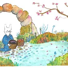 Mi Proyecto final: Ilustración en acuarela con influencia japonesa. Traditional illustration, Drawing, and Watercolor Painting project by Alessandro Emiliano Mendoza - 03.15.2022