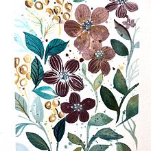 My Final project in Artistic Floral Watercolor: Connect with Nature course. Traditional illustration, Painting, Watercolor Painting, and Botanical Illustration project by Tracey Knox - 12.27.2021