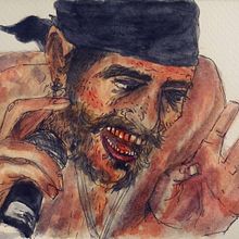 Shining. Ilustração tradicional, Pintura Acrílica, Pintura em aquarela, e Desenho a lápis projeto de Marta Mastrogiovanni - 27.12.2021