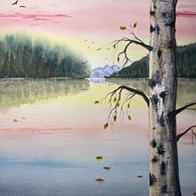 Atmosphärische Landschaften in Aquarell. Un progetto di Illustrazione tradizionale di Sonja Hans - 27.12.2021