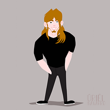 Rocker. Traditional illustration, Digital Illustration, and Vector Illustration project by Uriel Navarro Fernández - 12.28.2021