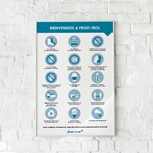  Papelería y merchandising para "Frost-trol S.A." (2021). Un proyecto de Diseño gráfico, Br e ing e Identidad de Eva Pitarch Chavarrias - 28.12.2021
