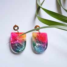 Mój projekt z kursu: Projektowanie biżuterii z żywicy. Accessor, Design, Arts, Crafts, Jewelr, Design, and DIY project by Aleksandra Skrobot - 12.28.2021