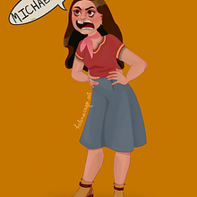 Angry Jackie. Een project van Traditionele illustratie, Digitale illustratie y Kinderillustratie van Helena Vigo - 28.12.2021
