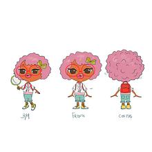 Mi Proyecto del curso: Diseño de personajes para animación con Photoshop. Animation, Character Design, and Character Animation project by Jaiza Lobo - 12.28.2021