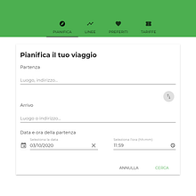 Progettazione di NextBus Ein Projekt aus dem Bereich Informatik und UX / UI von Francisco Guarnieri - 29.12.2021
