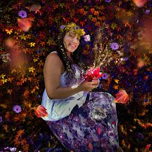 Musa tropical. Un projet de Photographie, Postproduction photographique, Retouche photographique, Photographie de portrait, Photographie artistique et Illustration traditionnelle de Adelina Santos Rodríguez - 29.12.2021