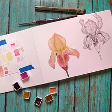 Proyecto personal. Lilis Ein Projekt aus dem Bereich Traditionelle Illustration, Botanische Illustration, Illustration mit Tinte, Naturalistische Illustration und Aquarellmalerei von Ana Lizbet Quiroz Guevara - 30.12.2021