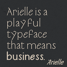 Arielle - playful serif typeface. Traditional illustration, Graphic Design, T, pograph, T, pograph, and Design project by Sam Stein - 12.30.2021