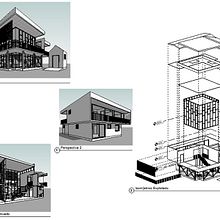 Mi Proyecto del curso: Diseño y modelado arquitectónico 3D con Revit. Un projet de 3D, Architecture, Architecture d'intérieur, Modélisation 3D, Architecture numérique , et ArchVIZ de Jesús Santillán Hernández - 26.12.2021