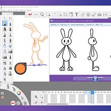 Conejo bailando en 2d. Un progetto di Animazione e Character design di Melany Vzoch - 28.12.2021