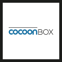 Identidad Visual "Cocoon Box" by Frost-trol S.A. (2021). Un proyecto de Diseño gráfico, Diseño de logotipos y Diseño editorial de Eva Pitarch Chavarrias - 30.12.2021