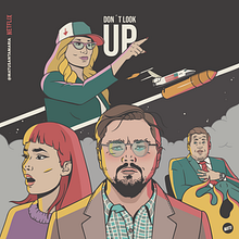 DON´T LOOK UP (Proceso). Design, Traditional illustration, Film, Video, and TV project by Matu Santamaria - 12.30.2021