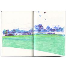 CARNETS DE VOYAGE PERSONNELS. Traditional illustration, Drawing, Realistic Drawing, Sketchbook, and Colored Pencil Drawing project by Agnès Decourchelle - 12.30.2021