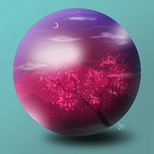 Landscape Marbles . Lukisan Digital proyek oleh Jasmarie Novak - 12.30.2021