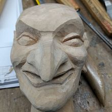 Nosferatu, geschnitzte Handpuppe, Holz. Un projet de Artisanat de Antje von wrochem - 30.12.2021