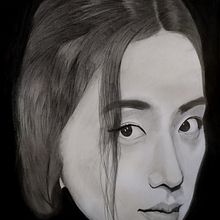 Retrato contemporáneo en grafito. Traditional illustration, Fine Arts, Sketching, Pencil Drawing, Drawing, Portrait Drawing, Realistic Drawing, Artistic Drawing, and Figure Drawing project by Fernando Nesa Ramírez - 12.26.2021