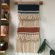 Mi Proyecto del curso. Accessor, Design, Arts, Crafts, Interior Design, Decoration, Fiber Arts, Macramé, and Textile Design project by Cristina - 12.30.2021