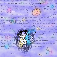 Spacegirl. Un proyecto de Ilustración tradicional y Dibujo de Kimbely Stoddart - 31.12.2021