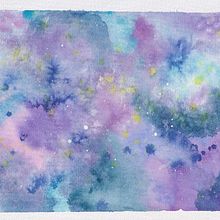 Galaxy M. Traditional illustration, Fine Arts, Painting, and Watercolor Painting project by melonmalibu - 12.30.2021