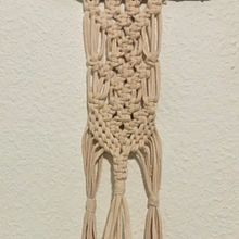 Mi Proyecto del curso: Macramé: nudos básicos y complejos. Accessor, Design, Interior Design, Decoration, Fiber Arts, Macramé, and Textile Design project by altair6443 - 12.31.2021