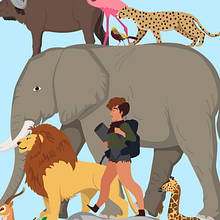 Mi Proyecto del curso: Ilustración vectorial: personalidad y color. Un proyecto de Ilustración tradicional, Diseño gráfico, Ilustración vectorial e Ilustración digital de Alexander Moreno - 29.12.2021