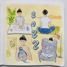 My project in Character Creation from Observational Drawings course. Traditional illustration, Character Design, Drawing, and Sketchbook project by Kaye Shu - 01.01.2022