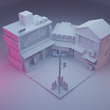 Japan District . Un progetto di 3D, Progettazione di giochi, Progettazione 3D e Design di Mohammad Al Dmour - 01.01.2022
